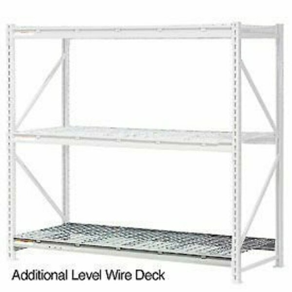 Global Industrial Additional Shelf, Extra Heavy Duty Rack, Wire Deck, 72inW x 18inD, Gray 504542A